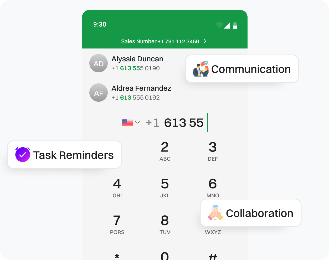 Mobile Notifications ensure that you communicate, get reminders, and collaborate with members.