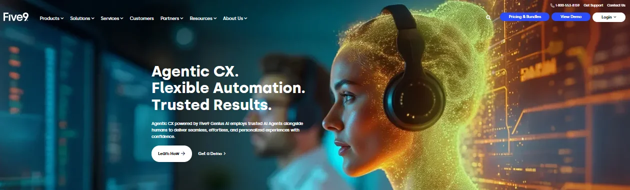 Five9 homepage