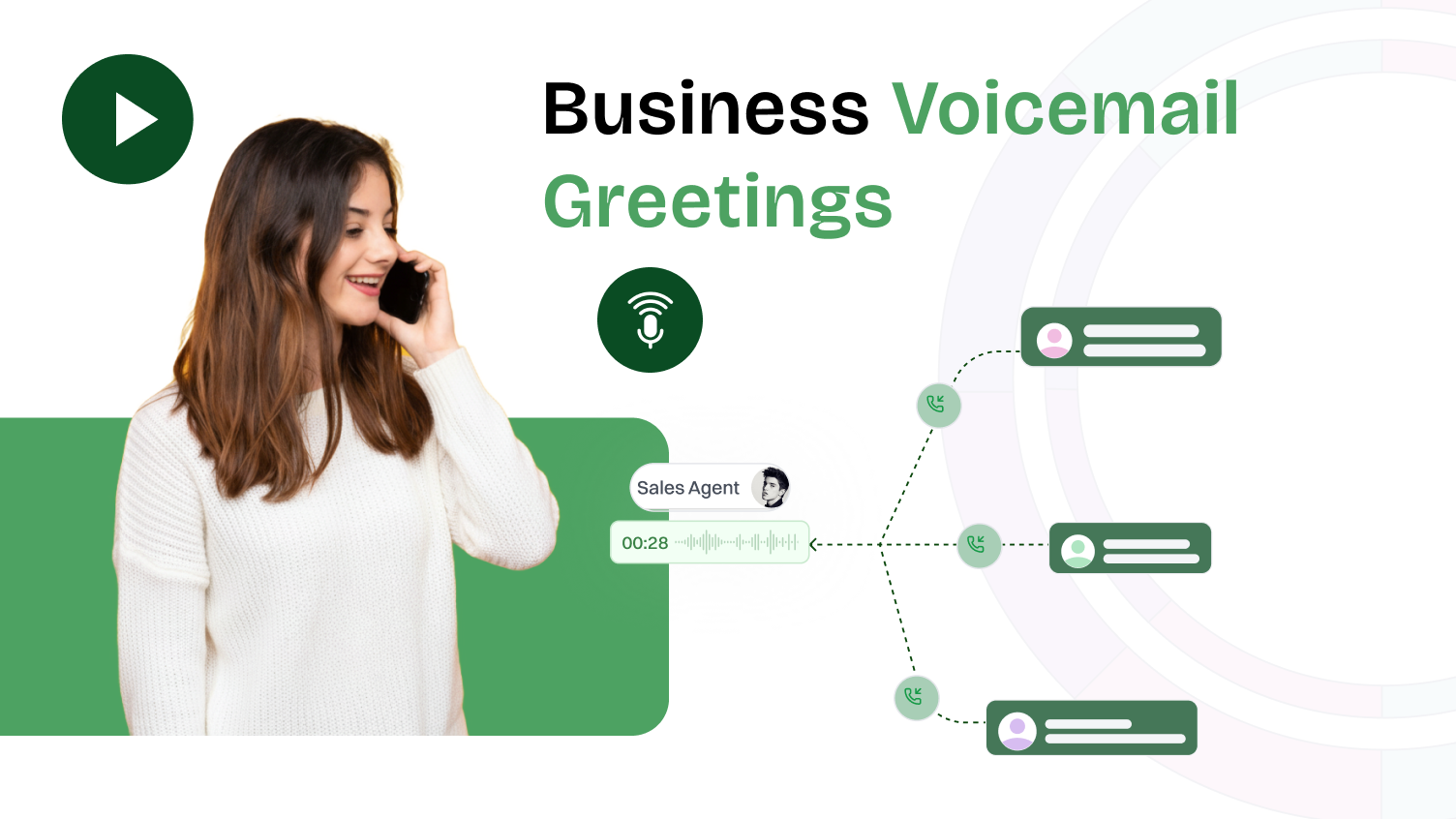 Business voicemail greetings