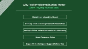 Reasons why Realtor Voicemail Scripts Matter