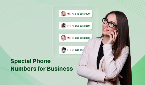 Special Phone number list while lady calls one of them.