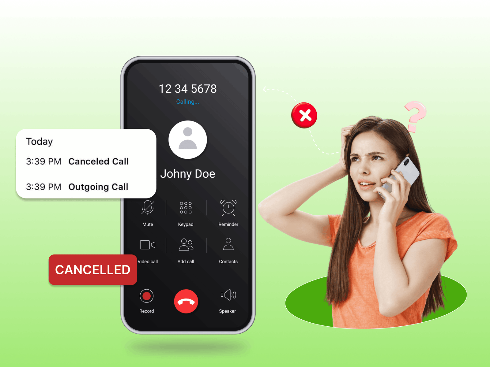 what does cancelled call mean.