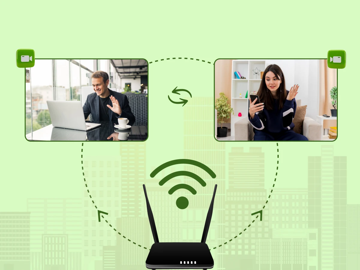 Working of VoIP Adapter - Visual Representation