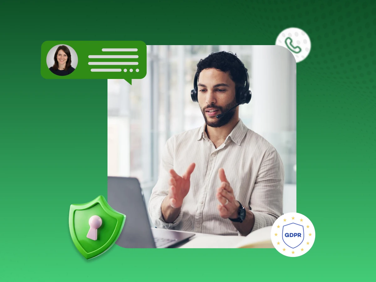 A Guy Performing GDPR Cold calling.