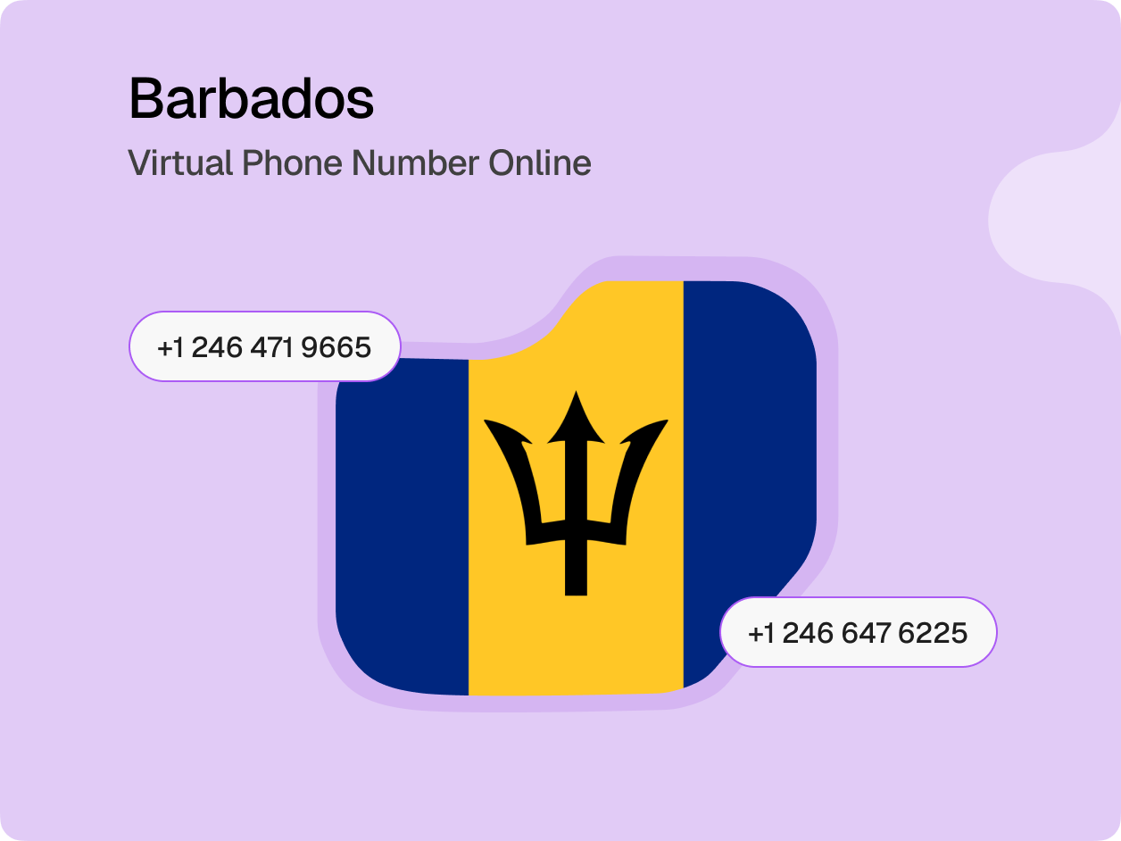What is the Barbados Virtual Phone Number?
