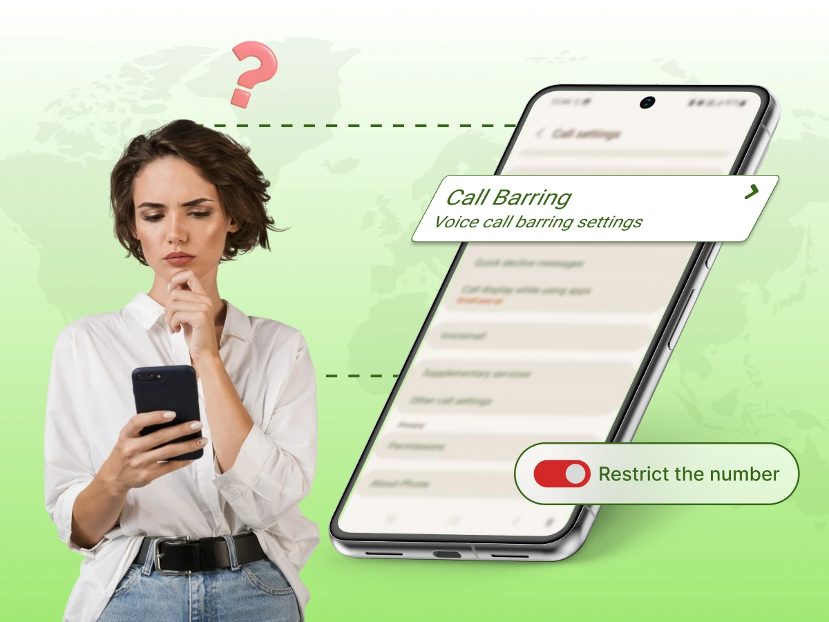 how to activate call barring on andriod and iphone.