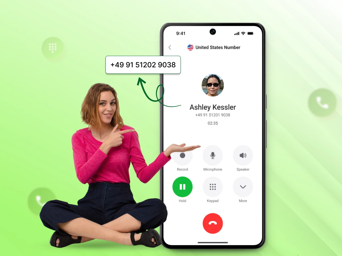 how to get an alternative phone number.